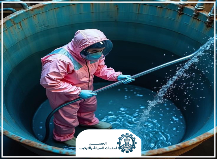 شركة تنظيف خزانات