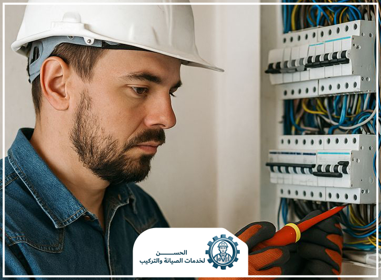 كهربائي في العين